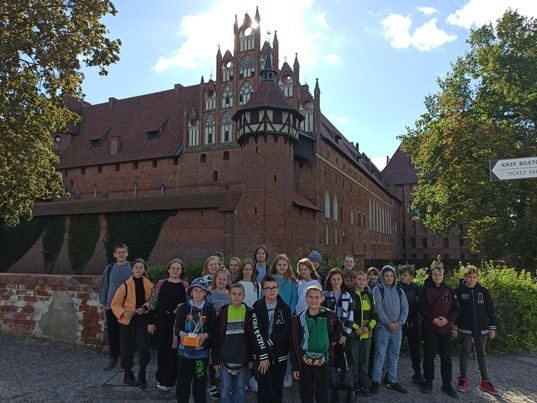 Lekcja na zamku w Malborku