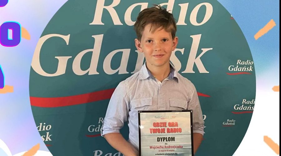 Sukces naszego ucznia w konkursie plastycznym Radia Gdańsk!