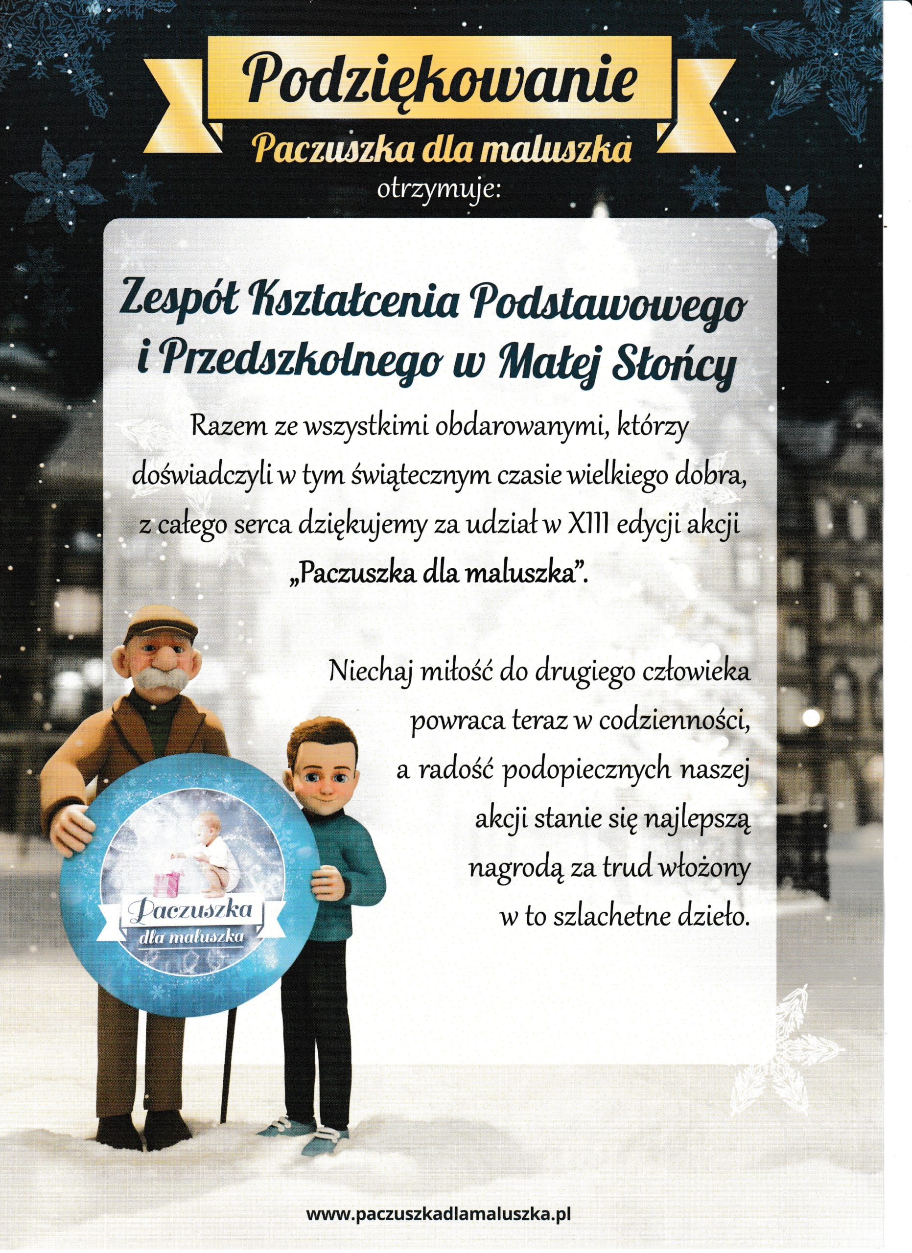 Paczuszka dla Maluszka